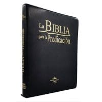 Biblia RV60 Para la Predicación negra índice letra grande