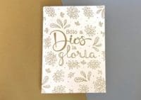 Libreta solo a Dios la gloria