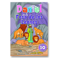 Libro de pegatinas Daniel en la fosa de los leones. Paquete