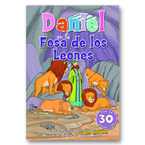 Libro de pegatinas Daniel en la fosa de los leones. Paquete