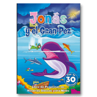 Libro de pegatinas Jonás y el gran pez. Paquete