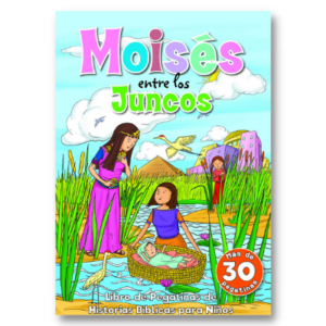 Libro de pegatinas Moisés entre los juncos paquete