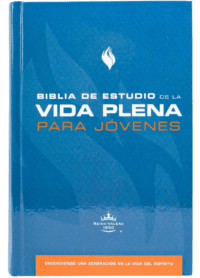 Biblia de estudio RVR60 de la Vida plena - Para jóvenes - Azul