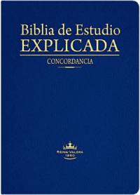 Biblia de estudio RVR60 explicada - Azul