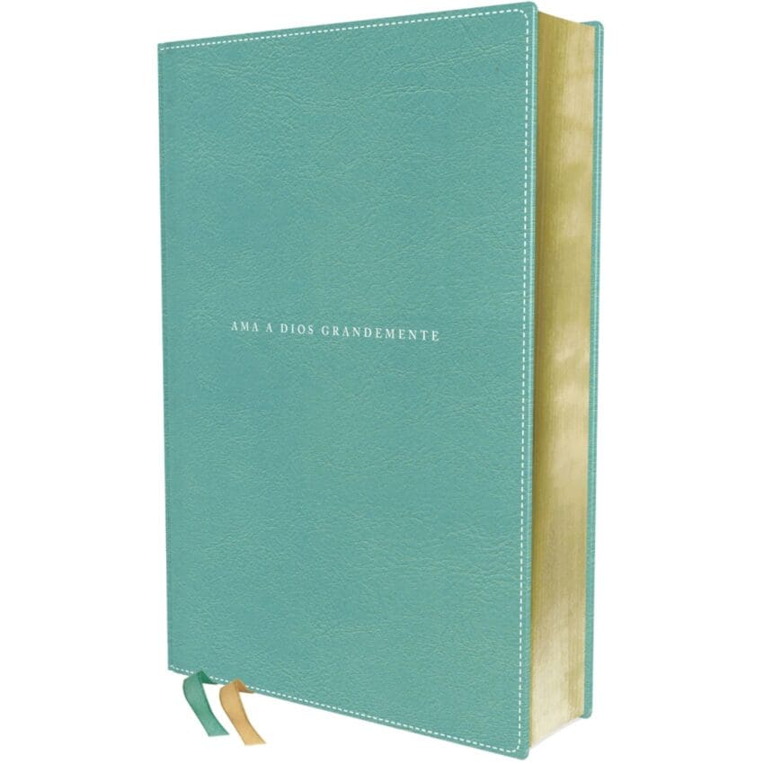 Biblia NBLA Ama a Dios grandemente turquesa IP TG