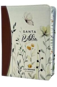 Biblia Primaveral marrón RVR1960 11 Puntos