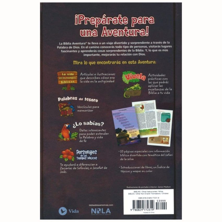 Biblia Aventura León con imán NBLA - Imagen 6