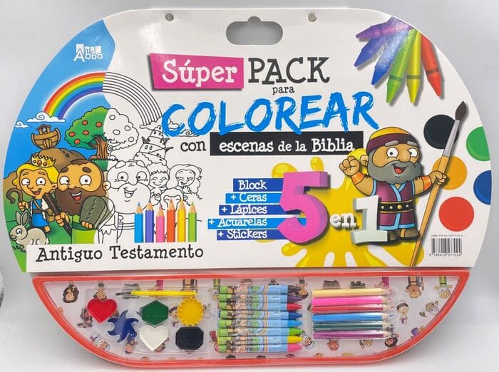 Superpack Libro Para Colorear - Antiguo Testamento