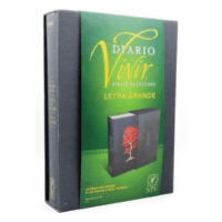 Biblia de estudio NTV Diario vivir LG gris árbol rojo tapa dura
