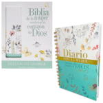 Paquete Biblia y Diario Mujer conforme al corazón de Dios