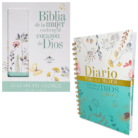Paquete Biblia y Diario Mujer conforme al corazón de Dios