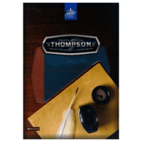 Biblia RVR60 Thompson edición especial azul/café