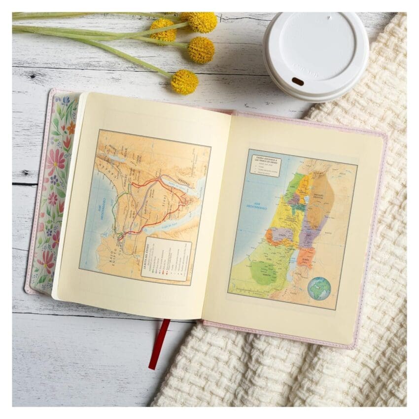 Biblia RVR1960 de apuntes floreada - Imagen 8