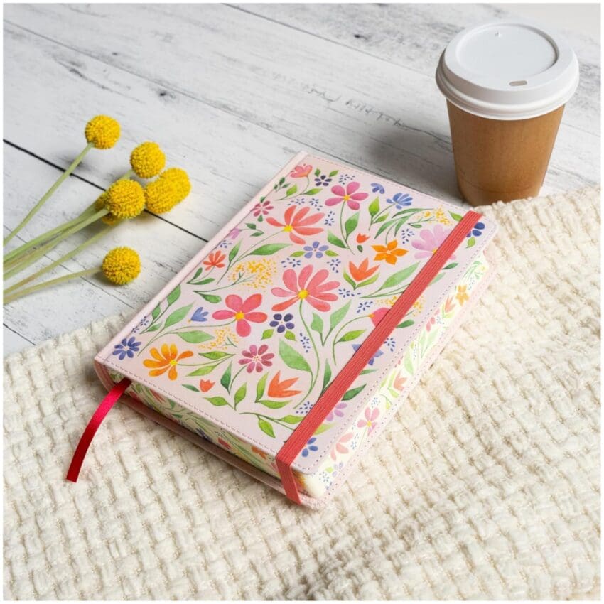 Biblia RVR1960 de apuntes floreada - Imagen 3