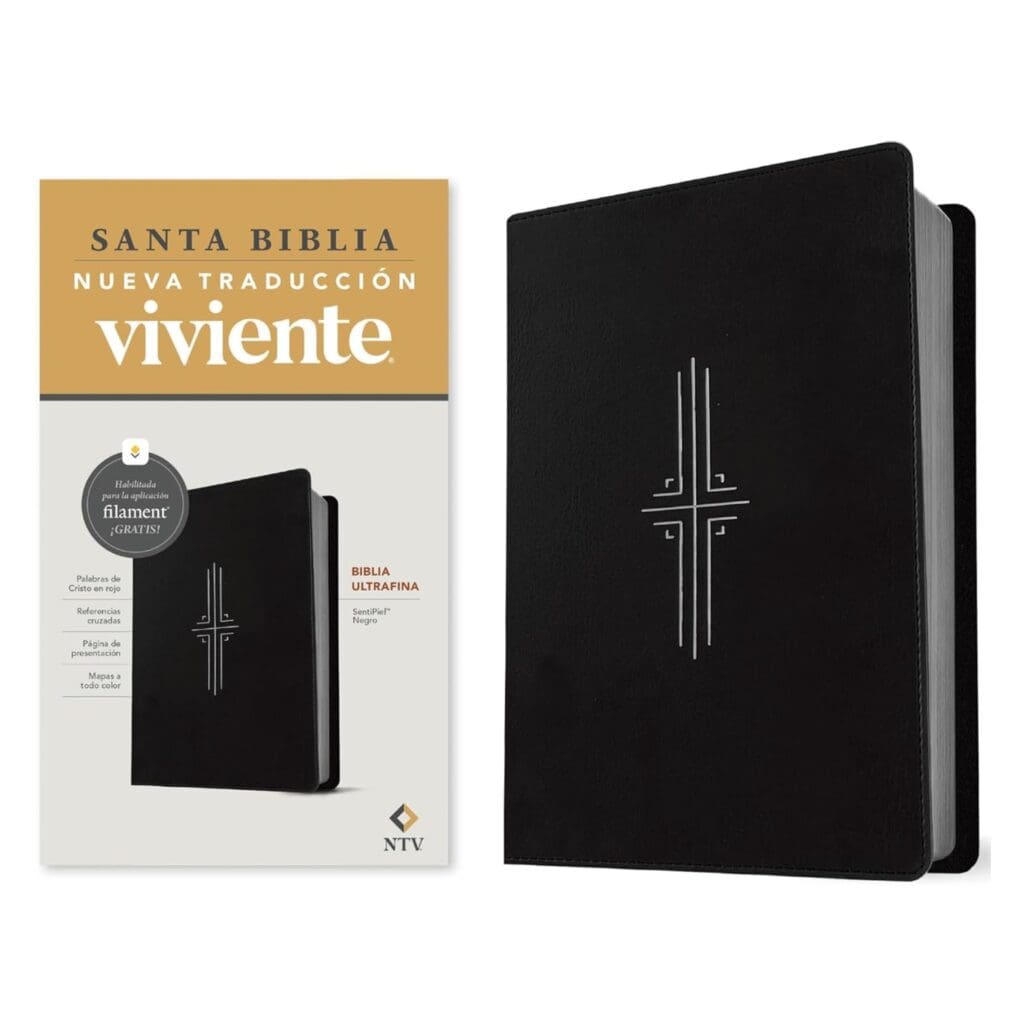 Biblia con Filament NTV negro