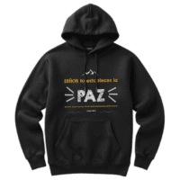 Sudadera cristiana "Señor tu estableces la paz"